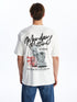 LC Waikiki Crew Neck Short Sleeve Printed Combed Cotton Men's T-shirt